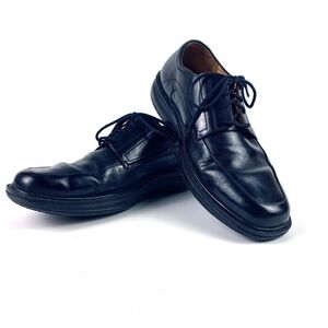 Dr. Comfort Classic Mens Dress Shoe Black Leather Sz 9.5W Medical Diabetic *READ